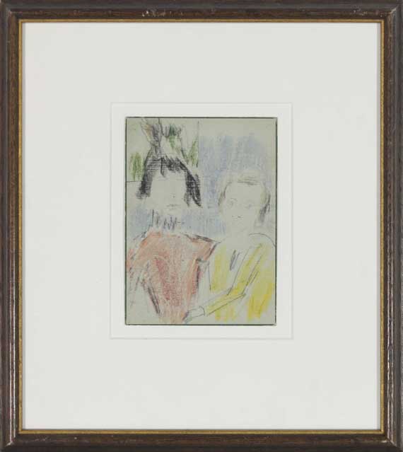 Erich Heckel - Siddi Heckel und Maschka Mueller - Frame image