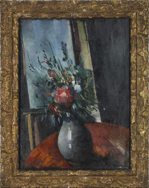 Maurice de Vlaminck - Bouquet devant la fenêtre - Frame image