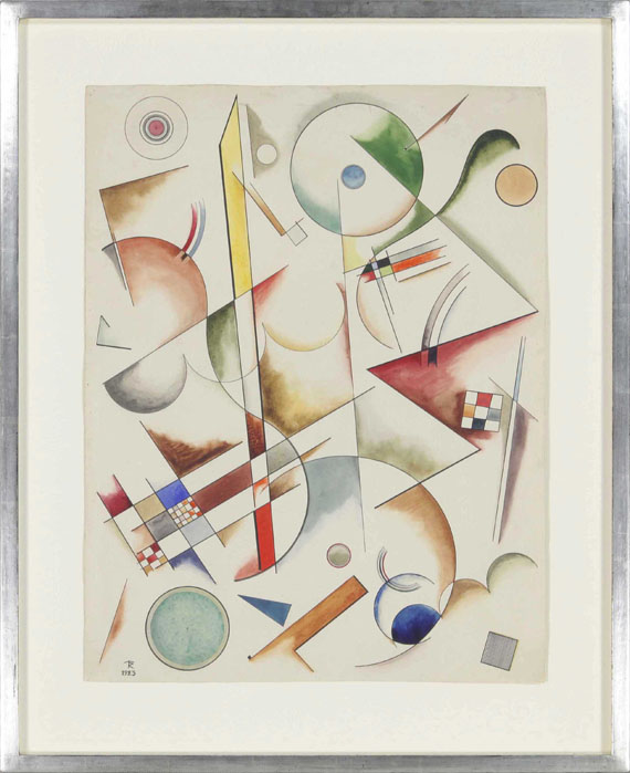 Thomas Ring - Ohne Titel (Konstruktiv-geometrische Komposition) - Frame image