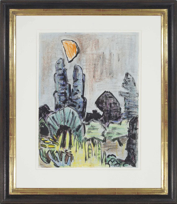 Karl Schmidt-Rottluff - Mond zunehmend - Frame image