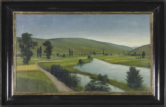 Georg Schrimpf - Mainlandschaft - Frame image