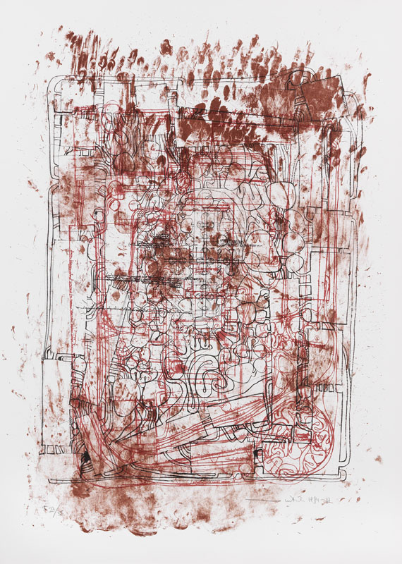 Hermann Nitsch - Architektur des Orgien und Mysterien Theaters (Mappe I)