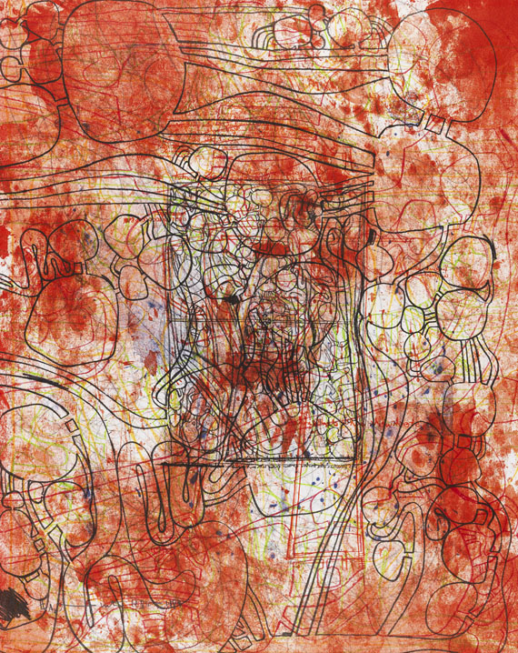 Hermann Nitsch - Aus: Architektur des Orgien und Mysterien Theaters - 