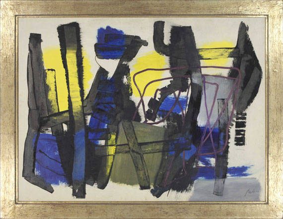 Fritz Winter - Gelb und Blau - Frame image