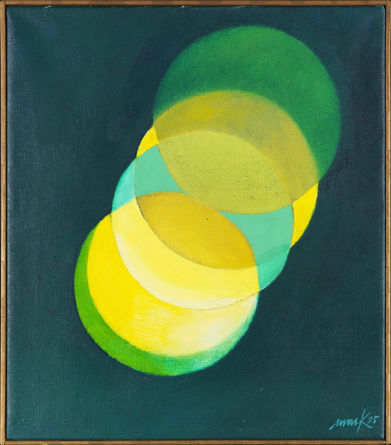 Heinz Mack - Grüner Mond - Chromatische Konstellation - Frame image
