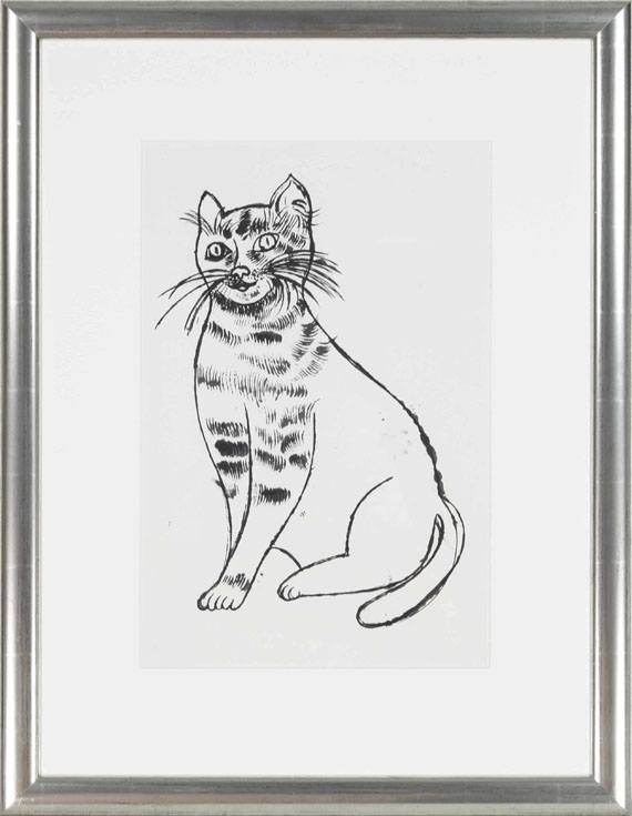Andy Warhol - Sam sitting - Frame image