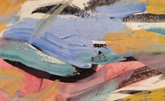 Ernst Ludwig Kirchner - Sitzende mit großem Hut, Emy Frisch / Szene im Atelier (Fränzi (Marzella) und Artistin)