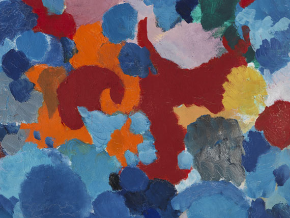 Ernst Wilhelm Nay - Blau bewegt - 