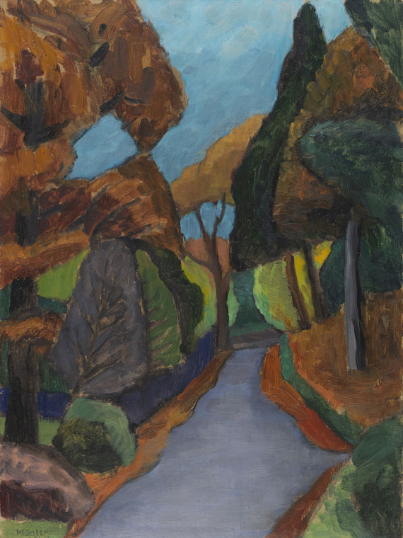 Gabriele Münter - Herbstallee