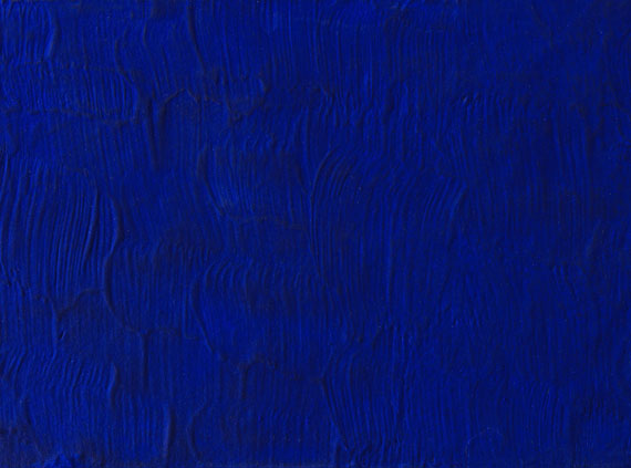 Yves Klein - Monochrome bleu sans titre - 