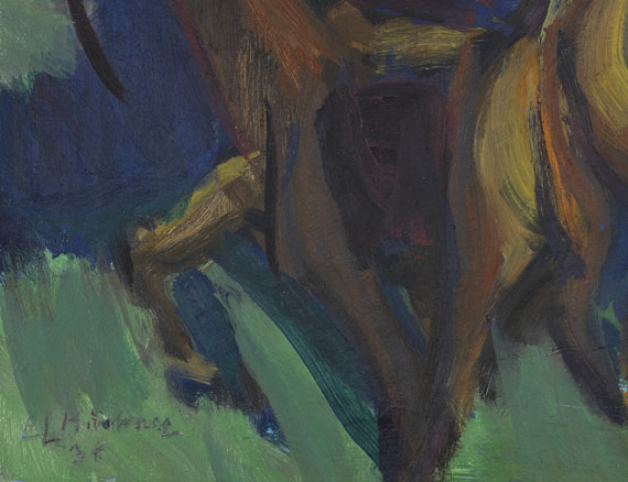 Ernst Ludwig Kirchner - Frau mit Ziege - 