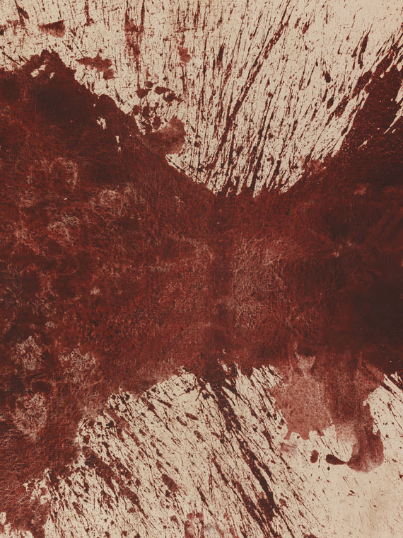 Hermann Nitsch - Ohne Titel (Schüttbild) - 