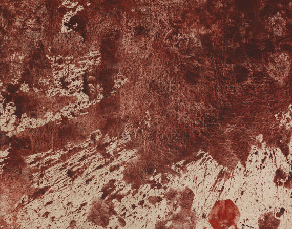 Hermann Nitsch - Ohne Titel (Schüttbild) - 