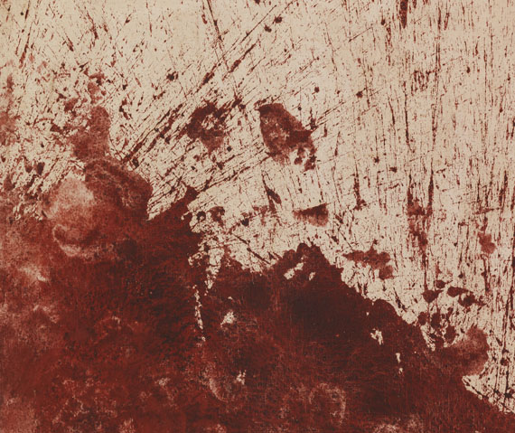 Hermann Nitsch - Ohne Titel (Schüttbild) - 