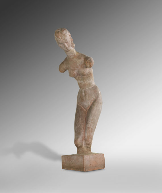 Wilhelm Lehmbruck - Gebeugter weiblicher Torso - 