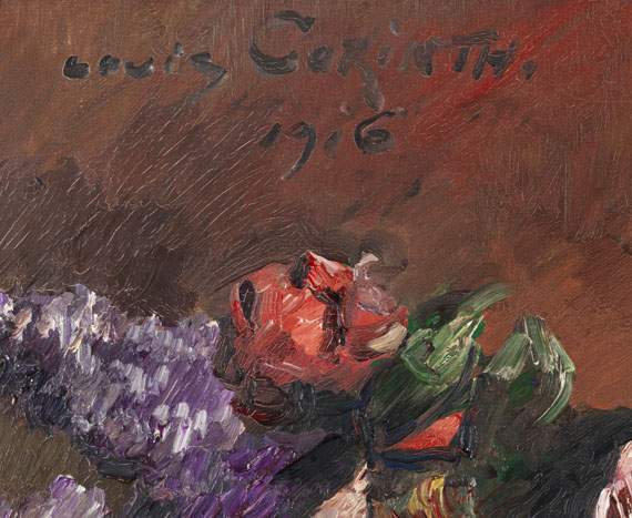 Lovis Corinth - Rosen, Tulpen und Flieder - 