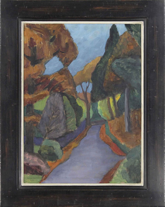 Gabriele Münter - Herbstallee - Frame image