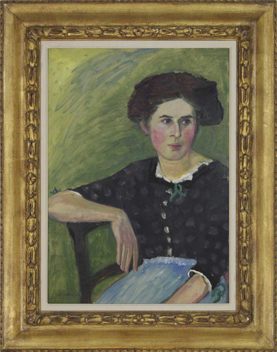 Gabriele Münter - Frauenporträt - Frame image