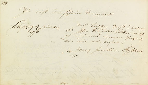  Album amicorum - Stammbuch des Verlegers Joh. Christian Grosse - 