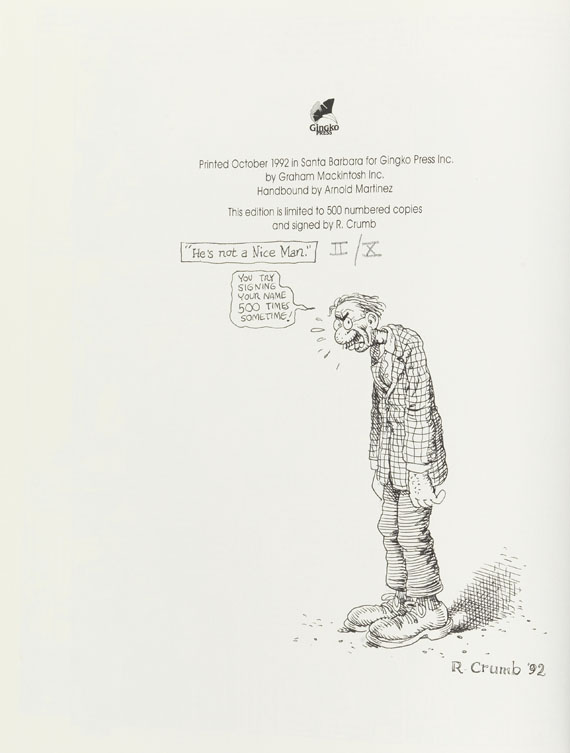 Robert Crumb - Comics. 3 versch. Ausgaben - 