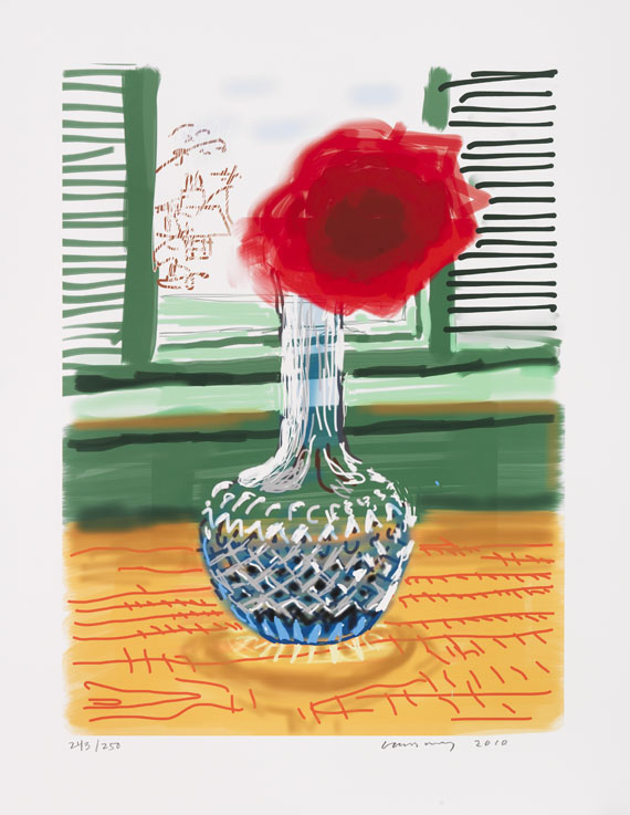 David Hockney - My Window. Art Edition No 493. Signierte Ausgabe