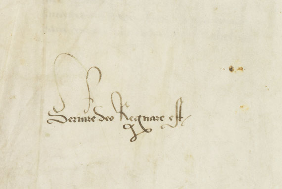  Manuskripte - Lektionar. Pergamenthandschrift, Frankreich um 1325-50 - 