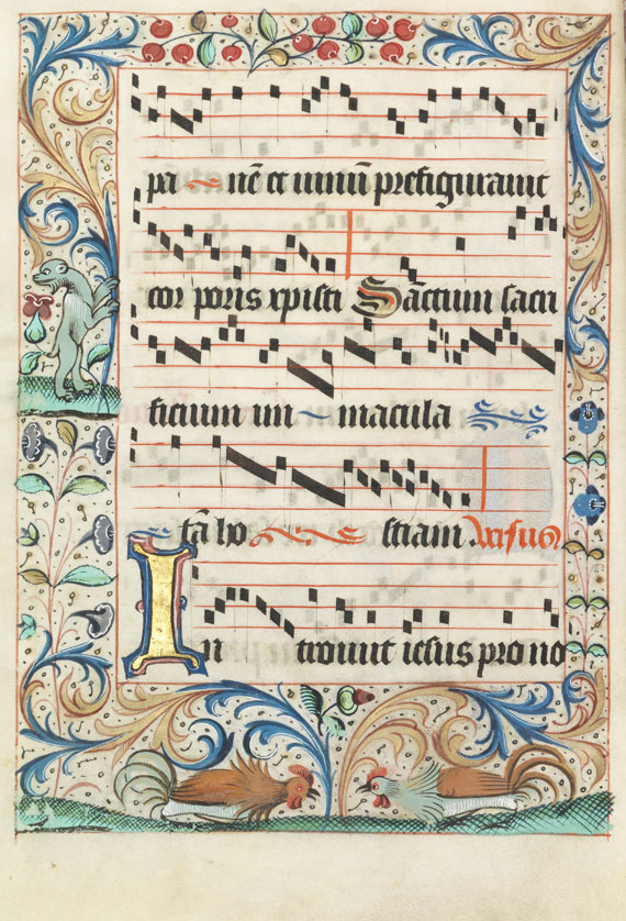 Manuskripte - Choralhandschrift auf Pergament