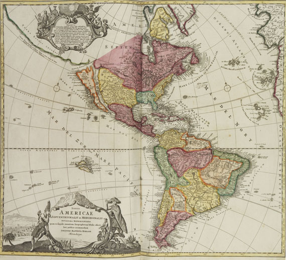Johann Baptist Homann - Atlas novus  ... Kleiner Atlas von 50 Land-Charten