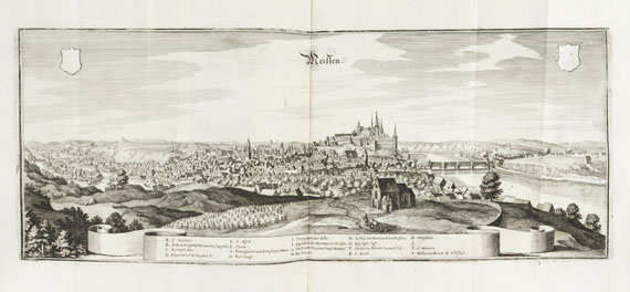 Matthäus Merian - Topographia Superioris Soxaniae - Saxoniae inferioris. 2 in 1 Band