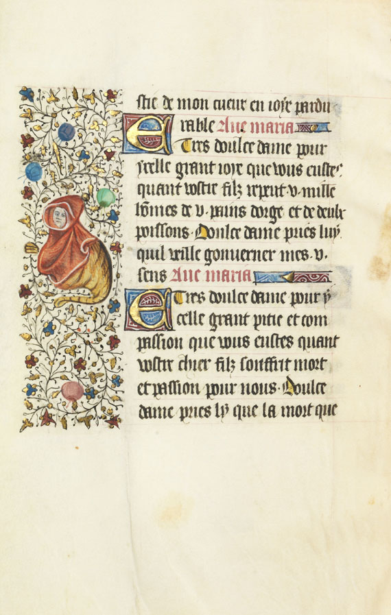  Manuskripte - Stundenbuch. Frankreich ca. 1450-70 - 