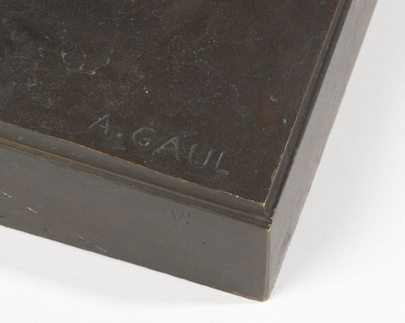 August Gaul - Schreitendes Reh / Sicherndes Reh - 