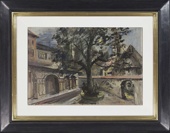Lovis Corinth - Klostergarten - Frame image