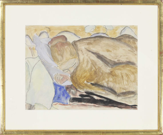 Erich Heckel - Schlafende - Frame image