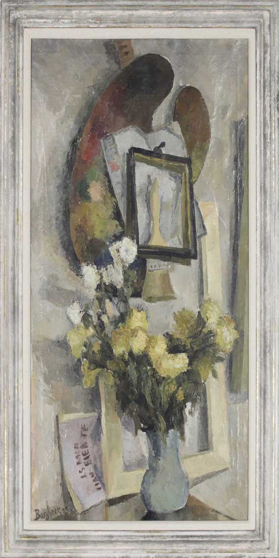 Eduard Bargheer - Stillleben mit Palette - Frame image