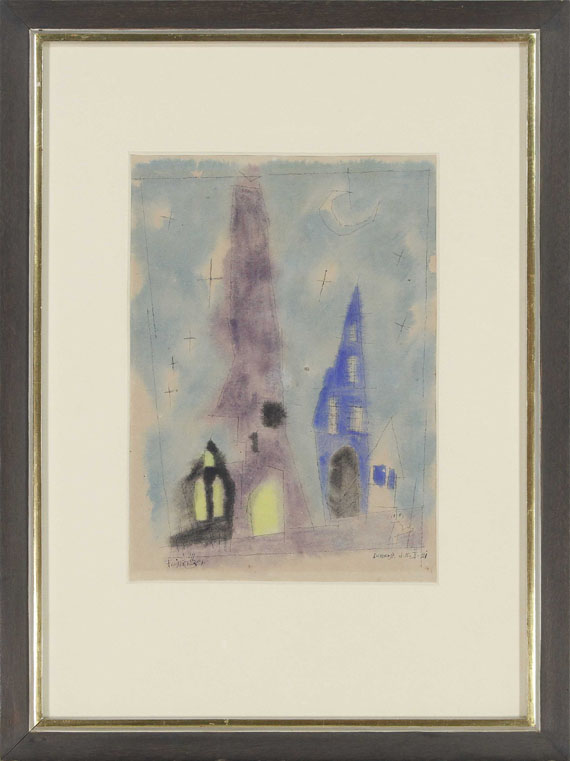 Lyonel Feininger - Silbersternbild (Silver Stars) - Frame image