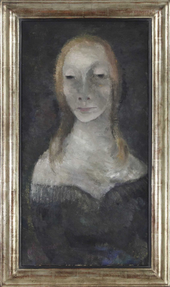 Otto Gleichmann - Frauenbildnis - Frame image