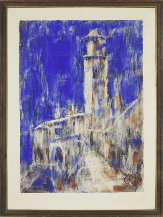 Christian Rohlfs - Kirche in Gandria - Frame image