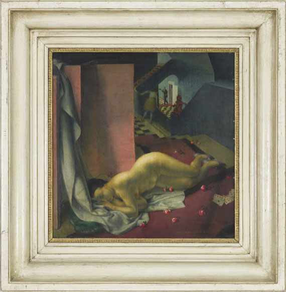 Theodor Baierl - Die Gefeierte / Der Besuch - Frame image