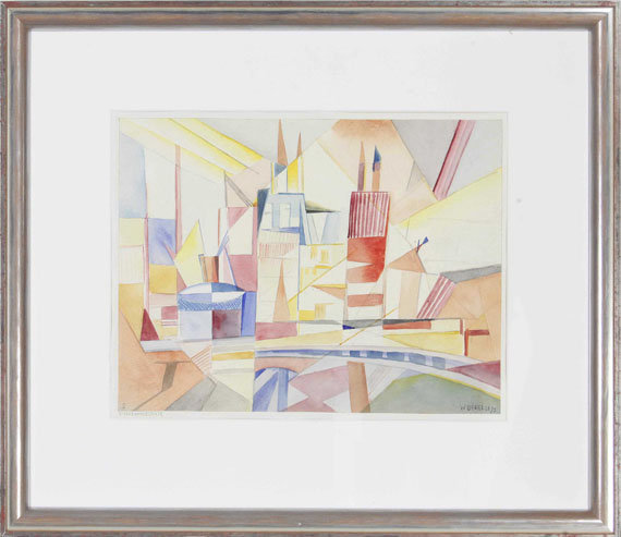 Walter Dexel - Eisenbahngelände - Frame image