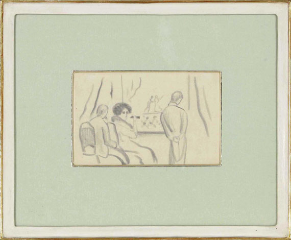 August Macke - In der Loge - Frame image