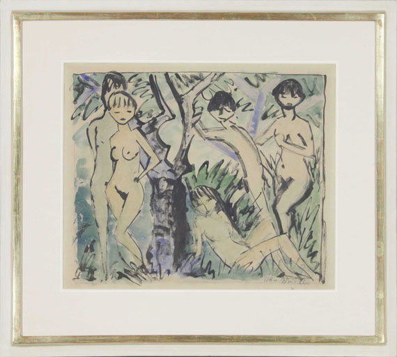 Otto Mueller - Fünf Akte im Walde - Frame image