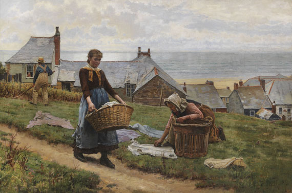 William Henry Bartlett - A bad wind for fish, but a good one for drying