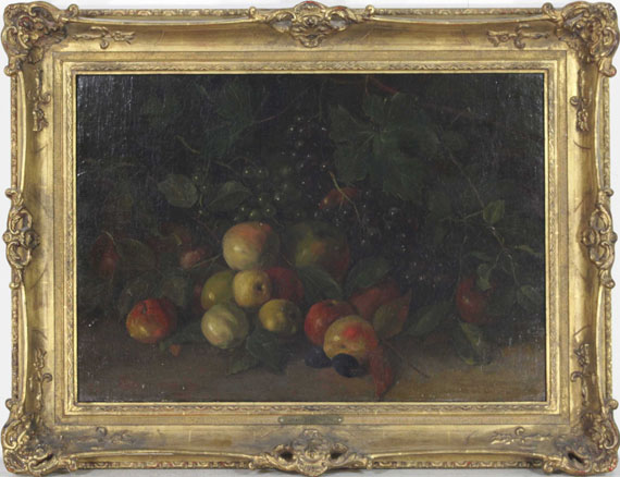 Johann Sperl - Stillleben mit Früchten - Frame image