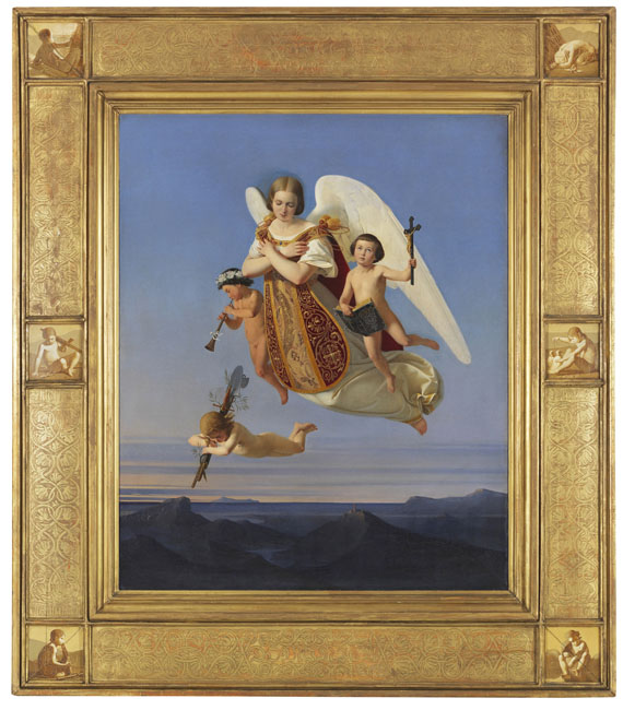 Detlev (Ditlev) Conrad Blunck - Allegorie des Sonntags - Frame image