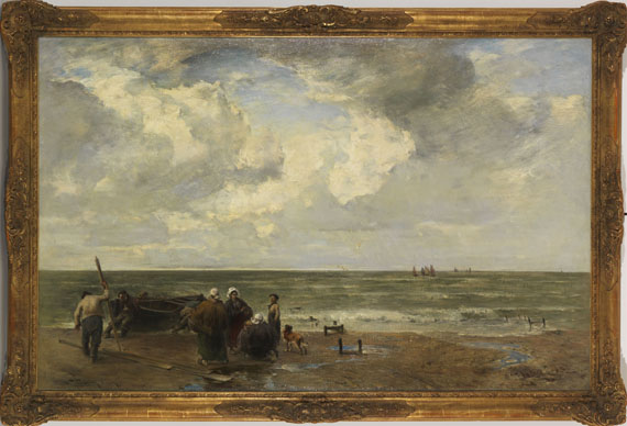 Joseph Wopfner - An der Nordseeküste - Frame image