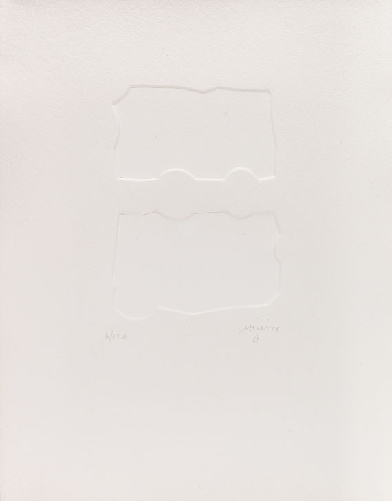 Eduardo Chillida - Hommage à Johann Sebastian Bach, Folge von 12 Blatt, Mappenwerk - 