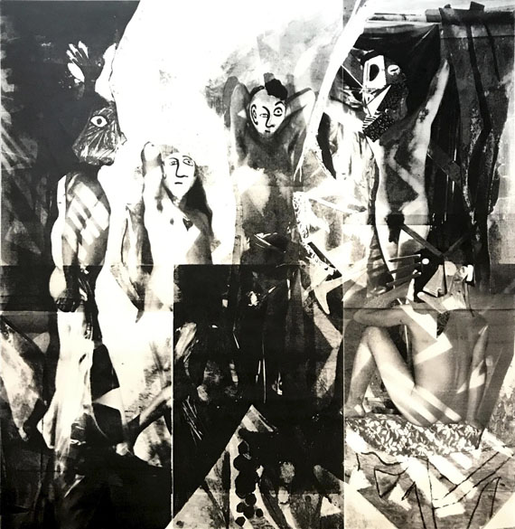  Bruce High Quality Foundation - Bachelors of Avignon (Black on White) - 
