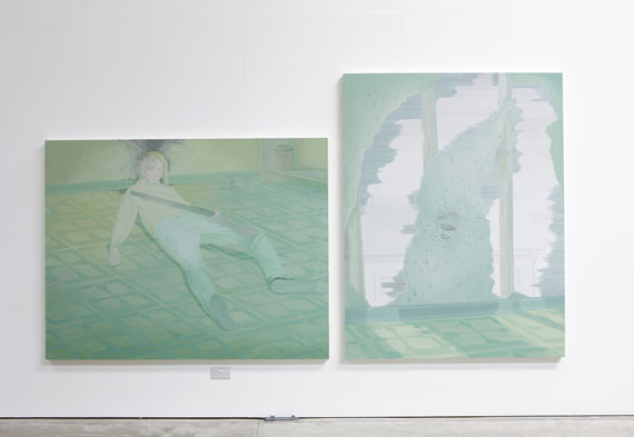Gerald Davis - Suicide (Green), Diptychon - 