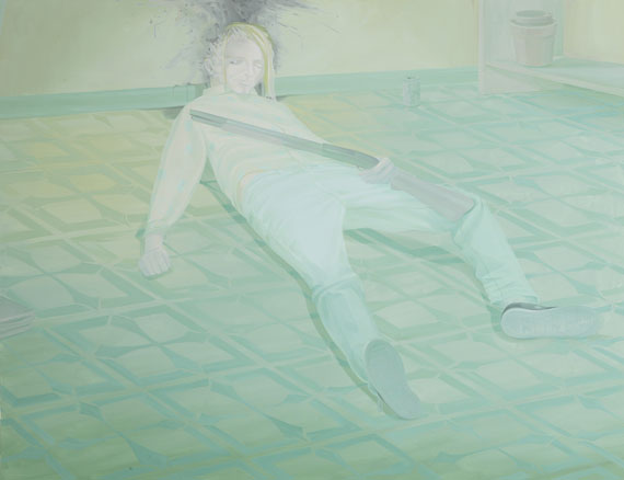 Gerald Davis - Suicide (Green), Diptychon - 