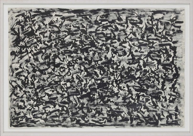 Henri Michaux - Peinture à l'encre de Chine - Frame image